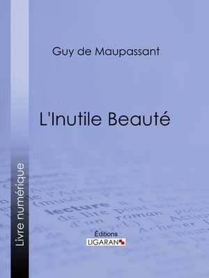 cover image of L'Inutile Beauté